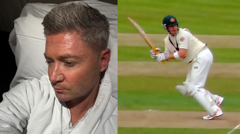 Michael Clarke discussing his skin cancer diagnosis and the importance of early detection